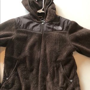 Women’s brown furry spring jacket